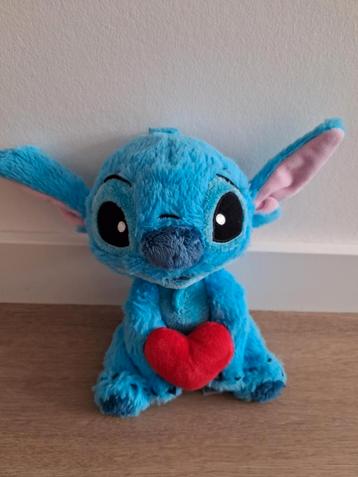 Knuffel Stitch hart Disney blauw 23 cm K9784 beschikbaar voor biedingen
