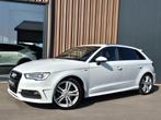 Audi A3 Sportback 1.4 TFSI Ambition Pro Line 3x S Line | BTW, Euro 5, Gebruikt, Zwart, Leder en Stof