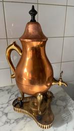 Vintage Daalderop Royal Holland kopere koffiepot met brander, Antiek en Kunst, Antiek | Koper en Brons, Ophalen of Verzenden, Koper