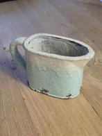 Robuust vintage schenkkannetje – decoratief of als plantenba, Tuin, Steen, Gebruikt, Minder dan 30 cm