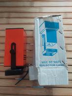 Retro Spot Lamp Oranje, Huis en Inrichting, Lampen | Spots, Ophalen of Verzenden, Zo goed als nieuw, Metaal of Aluminium