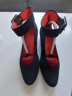 chique zwarte Pas de Rouge sleehak schoenen 38, Kleding | Dames, Schoenen, Ophalen, Zwart, Lage of Enkellaarzen, Zo goed als nieuw