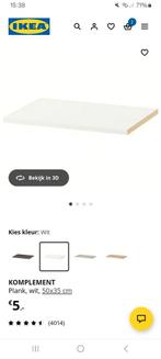 Komplement pax planken 50/ 35, Huis en Inrichting, Kasten | Kledingkasten, Ophalen, Met plank(en), 50 tot 100 cm, Minder dan 100 cm