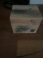 Leuk houten kistje met deksel en handgrepen, Ophalen, Gebruikt, Hout