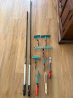 Gardena combisysteem 2 stelen handvat schoffel hark krabber, Ophalen, Gebruikt, Hark