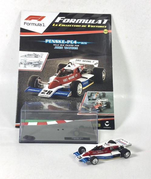 Ixo 1: 43 Penske PC4 F1 (1976) John Watson Diecast + blad, Hobby en Vrije tijd, Modelauto's | 1:43, Nieuw, Auto, Overige merken
