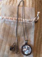 Mi Moneda set ketting met hanger zilver munten, Met hanger, Verzenden, Zo goed als nieuw, Zilver