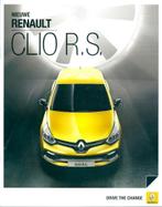 Brochure Renault Clio RS 2013, Ophalen of Verzenden, Gelezen, Renault