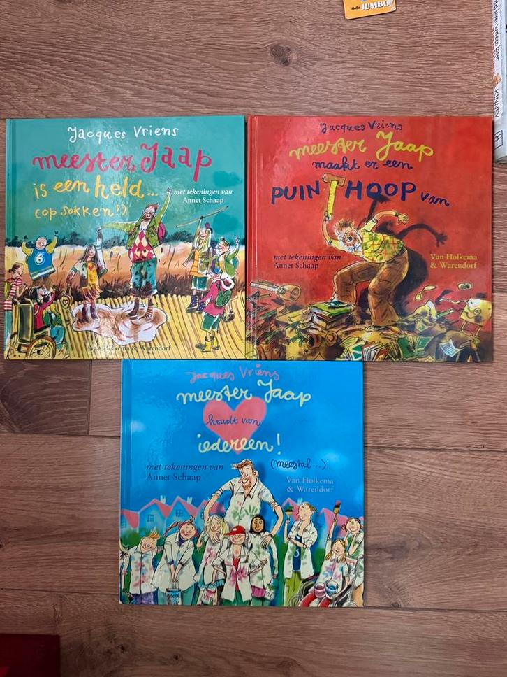 Meester Jaap boeken, Boeken, Kinderboeken | Jeugd | onder 10 jaar, Zo goed als nieuw, Fictie algemeen, Ophalen of Verzenden