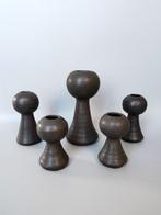 Mid Century retro keramiek kandelaars Mobach Ravelli ? Info, Verzenden