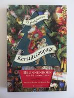Kerstdecoupage Bronnenboek met voorbeelden & poesieplaatjes, Verzamelen, Poesieplaatjes, Ophalen of Verzenden