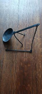 ANTIEKE OTTOMAANSE IJZEREN KOFFIE BRANDER VAN NOMADEN 93 CM, Ophalen of Verzenden