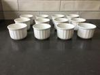 Villeroy en Boch Bianco ramekins off white (12) nieuwstaat!, Ophalen of Verzenden, Zo goed als nieuw
