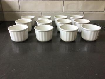Villeroy en Boch Bianco ramekins off white (12) nieuwstaat! beschikbaar voor biedingen