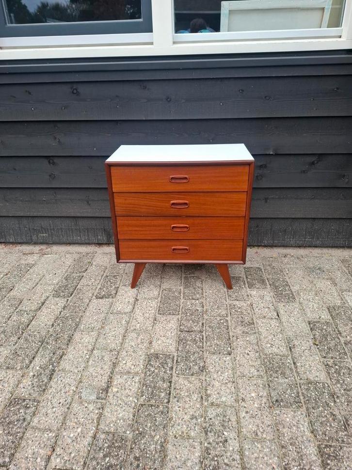 vintage fristho ? ladekastje, Huis en Inrichting, Kasten | Ladekasten, Gebruikt, Minder dan 100 cm, 50 tot 100 cm, 25 tot 50 cm