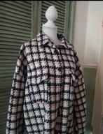 Mooie lange geruite jas vest loavies maat M, Ophalen of Verzenden, Zo goed als nieuw, Maat 38/40 (M), Rood