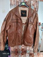 Orginele piloten jack Pall Mall Leren Jas - Maat XXL - Bruin, Bruin, Pall Mall PME Legend, Maat 56/58 (XL), Ophalen of Verzenden
