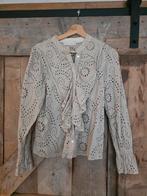 Studio Anneloes blouse met broderie - Maat M, Maat 38/40 (M), Studio Anneloes, Beige, Ophalen of Verzenden