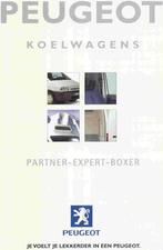 Peugeot Koelwagens (1999) Partner, Expert, Boxer, Boeken, Auto's | Folders en Tijdschriften, Nieuw, Peugeot, Ophalen of Verzenden