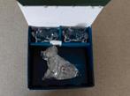 3 delige set Cristal d ' Arques varkentjes. 24 % Kristal, Verzamelen, Swarovski, Ophalen of Verzenden, Zo goed als nieuw, Figuurtje
