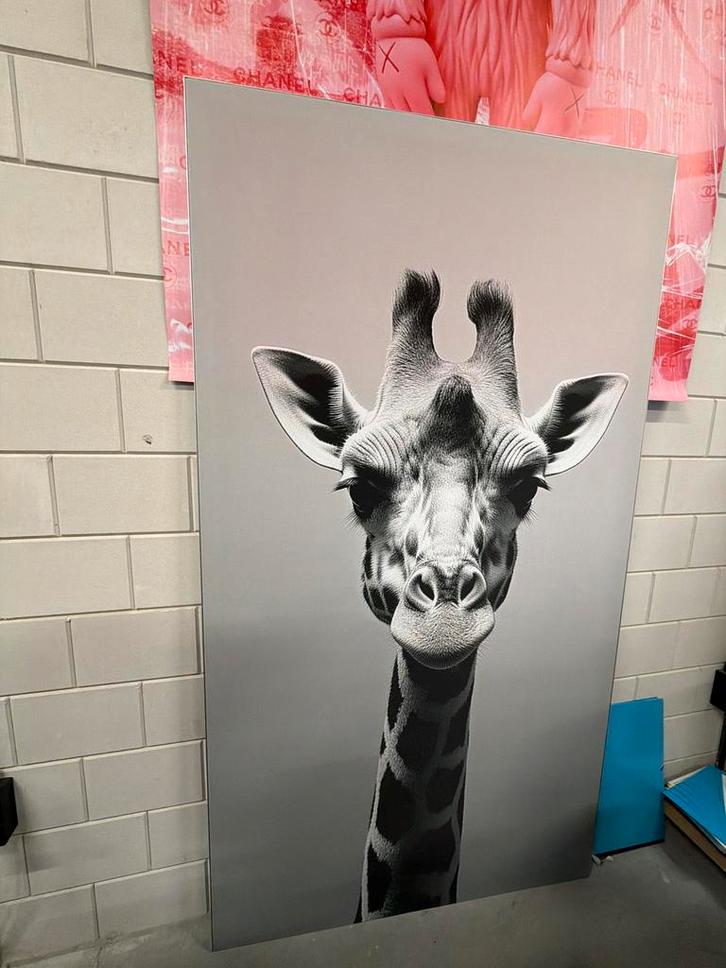 Textielframe,artframe, Huis en Inrichting, Woonaccessoires | Schilderijen, Tekeningen en Foto's, Zo goed als nieuw, Print, 75 cm of meer