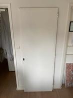 Kastdeur met werkend slot en mooie sleutel, Doe-het-zelf en Verbouw, Ophalen, Gebruikt, Minder dan 80 cm, Binnendeur