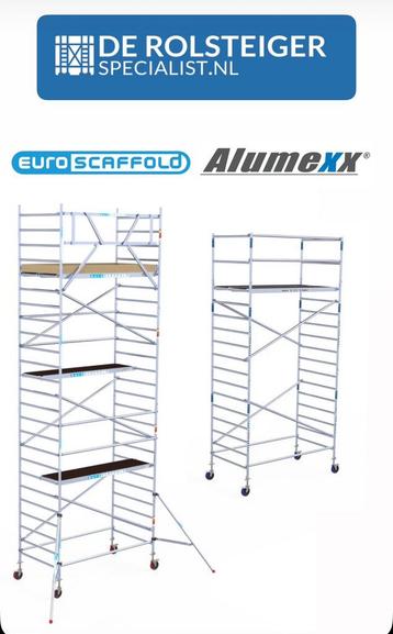 Rolsteigers voor de laagste prijs Euroscaffold & Alumexx  beschikbaar voor biedingen
