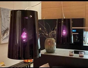 Prandina Sera s3 zwart /paars design hanglampen  beschikbaar voor biedingen