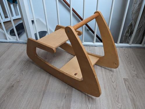 Stijlvol 'hobbelpaard' / schommelwip van hout, Kinderen en Baby's, Speelgoed | Hobbelfiguren, Gebruikt, Ophalen