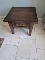 Bijzet tafeltje, Ophalen, Rond, Hout, Minder dan 55 cm