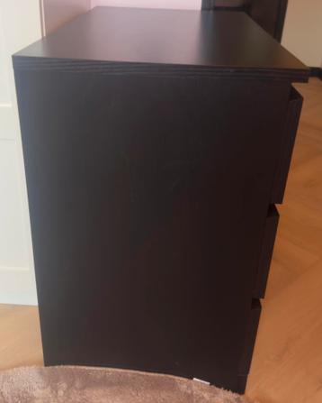 Ikea Malm 3 ladekast zwart - afbeelding 4