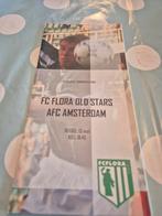 FC FLORA OLD STARS - AFC AMSTERDAM, Ophalen of Verzenden, Zo goed als nieuw, Overige binnenlandse clubs, Poster, Plaatje of Sticker