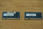 2x Nanya 512MB DDR2 667MHz RAM SO-DIMM, 1 GB of minder, Gebruikt, Laptop, DDR2