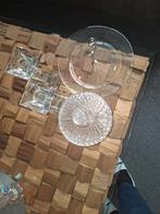 Kandelaar en plateau bonboniere, Huis en Inrichting, Woonaccessoires | Onderzetters, Ophalen of Verzenden, Glas of Kopje