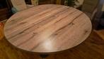 Unieke Ronde eettafel 160cm of 166cm, Huis en Inrichting, Tafels | Eettafels, Ophalen, Gebruikt, 150 tot 200 cm, Vijf personen of meer