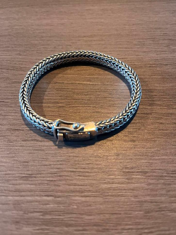 Buddha to Buddha armband, Sieraden, Tassen en Uiterlijk, Armbanden, Zo goed als nieuw, Zilver, Ophalen of Verzenden