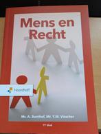 Mr. Y.M. Visscher - Mens en Recht, Mr. Y.M. Visscher; Mr A. Bunthof, Zo goed als nieuw, Alpha, HBO