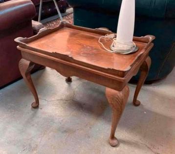Tafel Antieke mahoniehouten Engels Bijzettafeltje tafel. beschikbaar voor biedingen