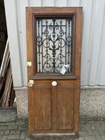 Antieke eiken voordeur. 90 x 221,5, La belle porte, Jurgen.hoogenboezem@gmail.com, 80 tot 100 cm, 215 cm of meer