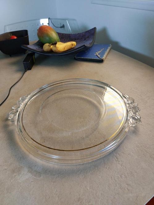 Vintage taartschaal, Antiek en Kunst, Antiek | Glas en Kristal, Ophalen of Verzenden