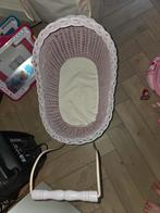 Roze rieten poppenwagen, Kinderen en Baby's, Speelgoed | Poppen, Ophalen, Gebruikt
