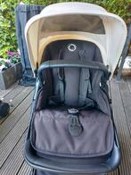 Bugaboo Fox 2 Kinderwagen All Black Crèmekleurige zonnenkap, Ophalen, Bugaboo, Zo goed als nieuw, Combiwagen