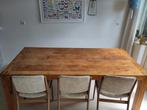 Eettafel van hergebruikt teakhout, Ophalen, Gebruikt, Teakhout, 200 cm of meer