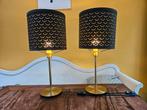 2x IKEA zwarte tafellampen – goede staat, Ophalen of Verzenden, Zo goed als nieuw, Minder dan 50 cm