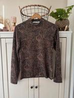 Costes paisley top maat S, Beige, Ophalen of Verzenden, Zo goed als nieuw, Lange mouw