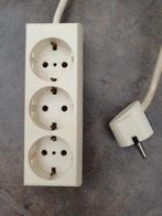 Witte Stekkerdoos - 3 Stopcontacten, Ophalen of Verzenden, Gebruikt