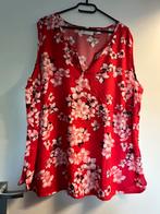 Japanse bloesem tuniek mouwloos maat 52, Verzenden, Zo goed als nieuw, Blouse of Tuniek