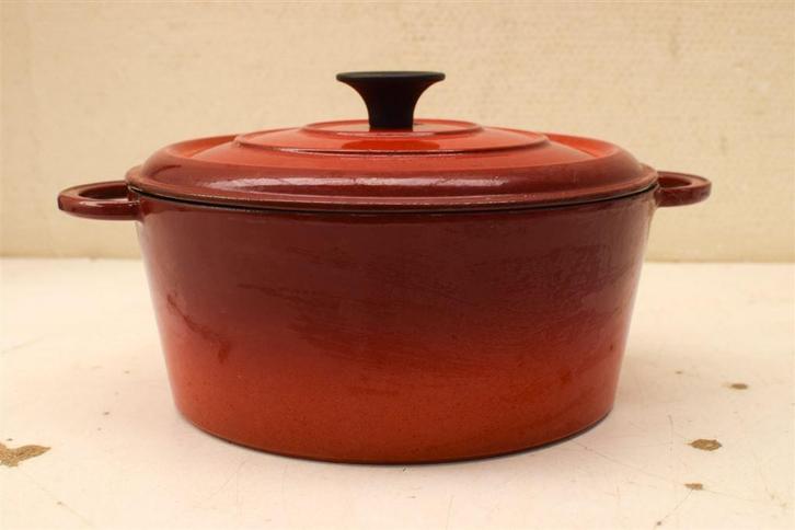 Gietijzeren pan 47536, Huis en Inrichting, Keuken | Potten en Pannen, Gebruikt, Koekenpan of Braadpan, Gietijzer, Ophalen of Verzenden