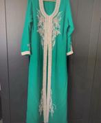 Caftan Marokkaanse taksita jurk, Groen, Kaftan, Maat 38/40 (M), Ophalen of Verzenden