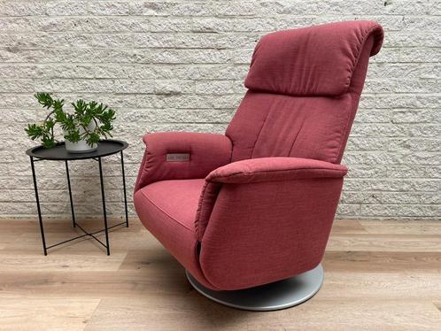 Verstelbare relax fauteuil Prominent Goteborg ACCU stoel, Huis en Inrichting, Fauteuils, Zo goed als nieuw, Stof, 50 tot 75 cm